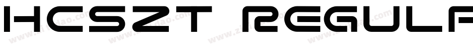 HCSZT Regular字体转换
